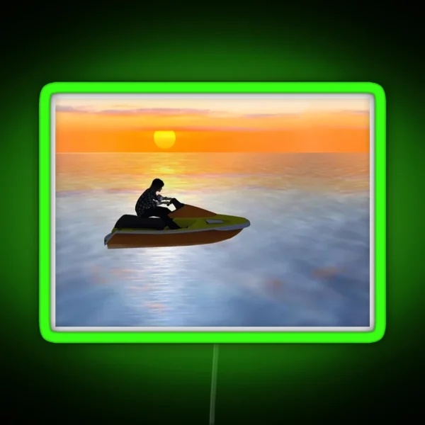 Sinjin Drowning IMVU RGB Neon Sign