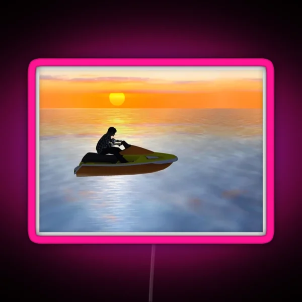 Sinjin Drowning IMVU RGB Neon Sign