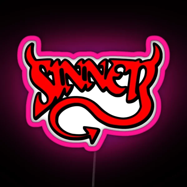 Sinner RGB Neon Sign