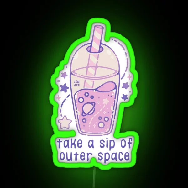 Sip Of Space RGB Neon Sign