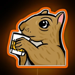 Sip Squirrel RGB Neon Sign