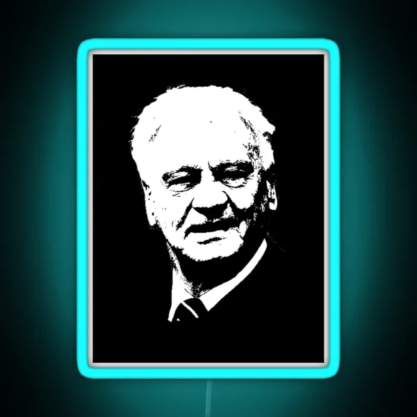 Sir Bobby Robson RGB Neon Sign