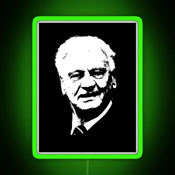 Sir Bobby Robson RGB Neon Sign