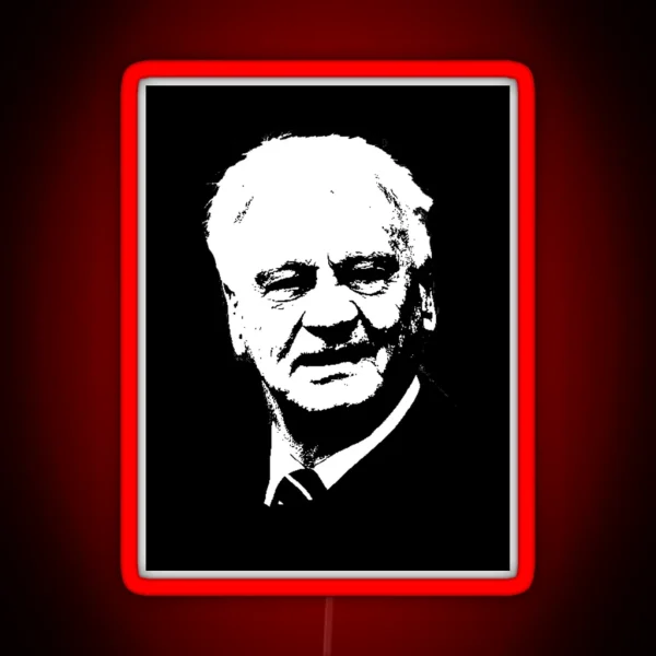 Sir Bobby Robson RGB Neon Sign