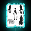 Breaking News Witch Dr Bridge Cartoon Cat Neon Sign