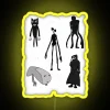 siren head breaking news witch dr bridge worm cartoon cat rgb neon yellow
