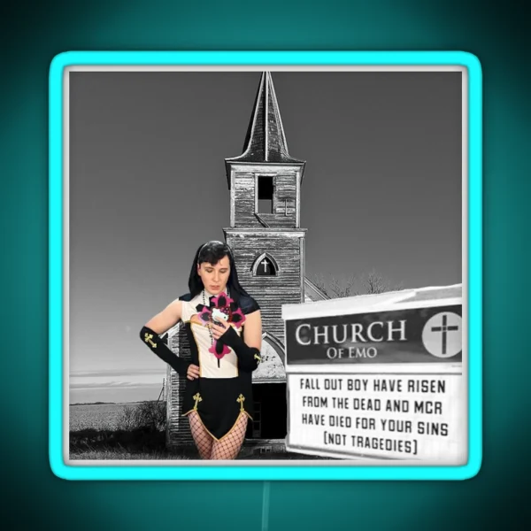 Sister Daniel At Emo Church RGB Neon Sign