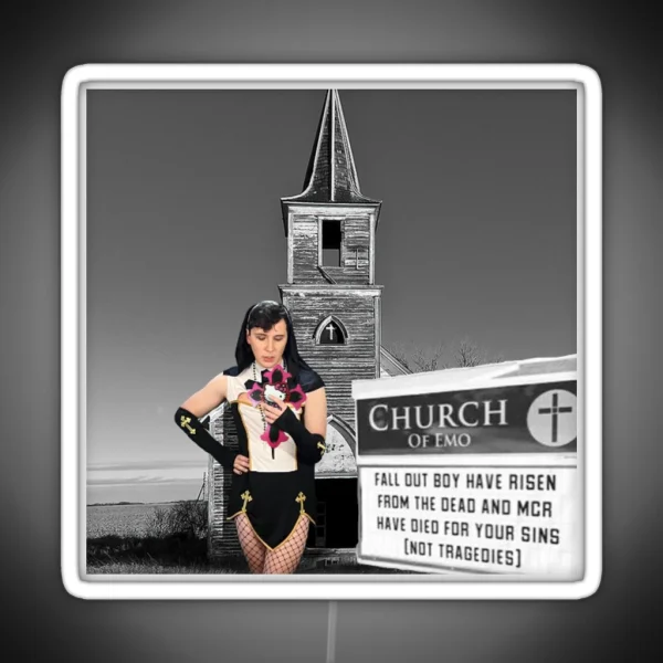 Sister Daniel At Emo Church RGB Neon Sign