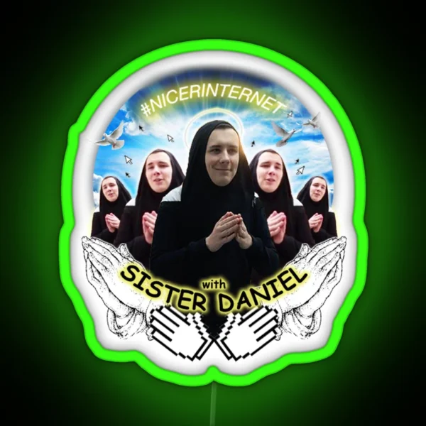 Sister Daniel RGB Neon Sign