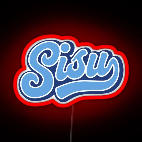 Sisu Finland Finns Finnish Character RGB Neon Sign
