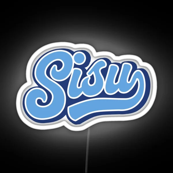 Sisu Finland Finns Finnish Character RGB Neon Sign