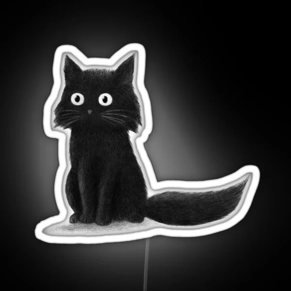 Sitting Cat Colour Option RGB Neon Sign