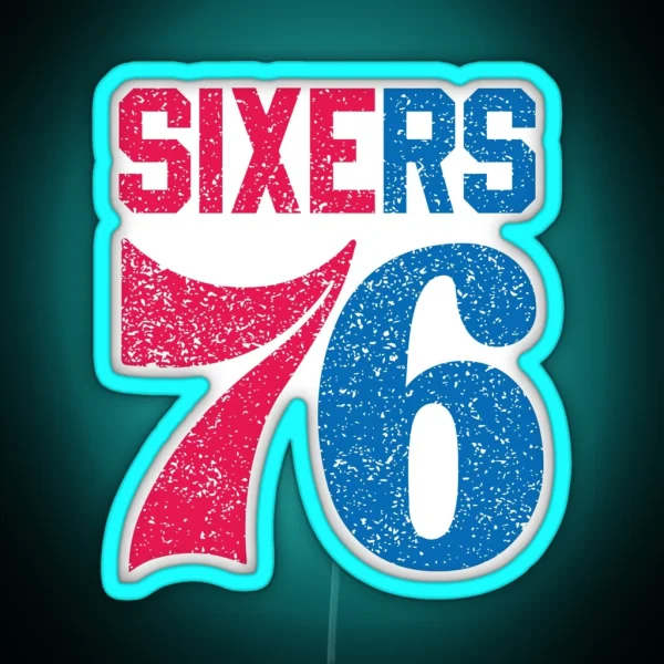 Sixers City RGB Neon Sign