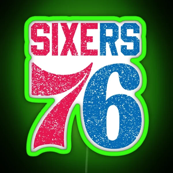 Sixers City RGB Neon Sign