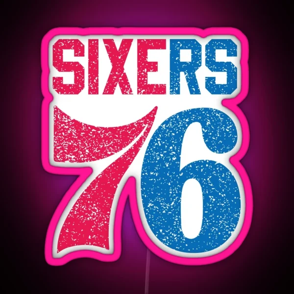 Sixers City RGB Neon Sign