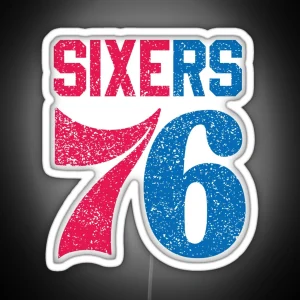 Sixers City RGB Neon Sign