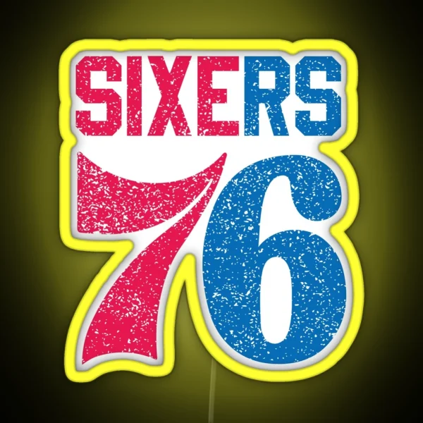 Sixers City RGB Neon Sign