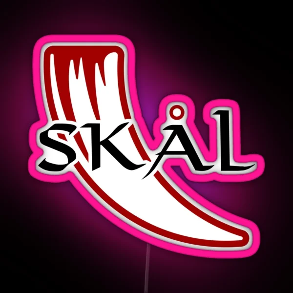 Skal RGB Neon Sign