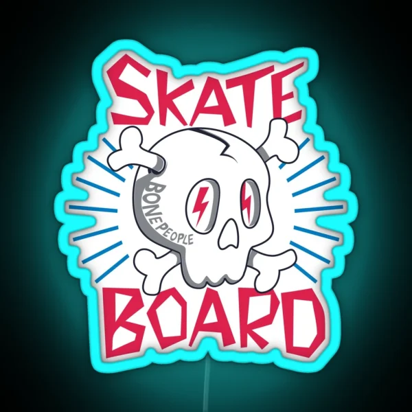 Skate Board RGB Neon Sign