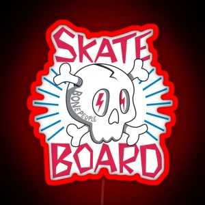 Skate Board RGB Neon Sign