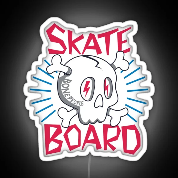 Skate Board RGB Neon Sign