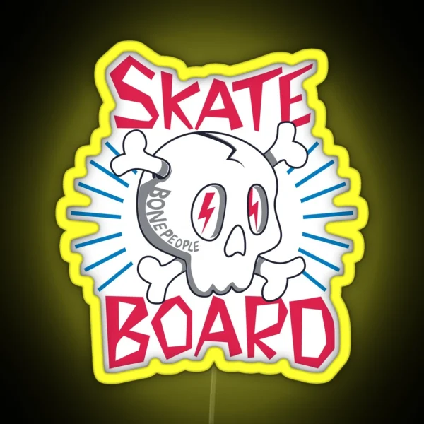 Skate Board RGB Neon Sign