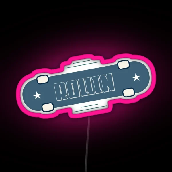 Skate Boarding Collection RGB Neon Sign