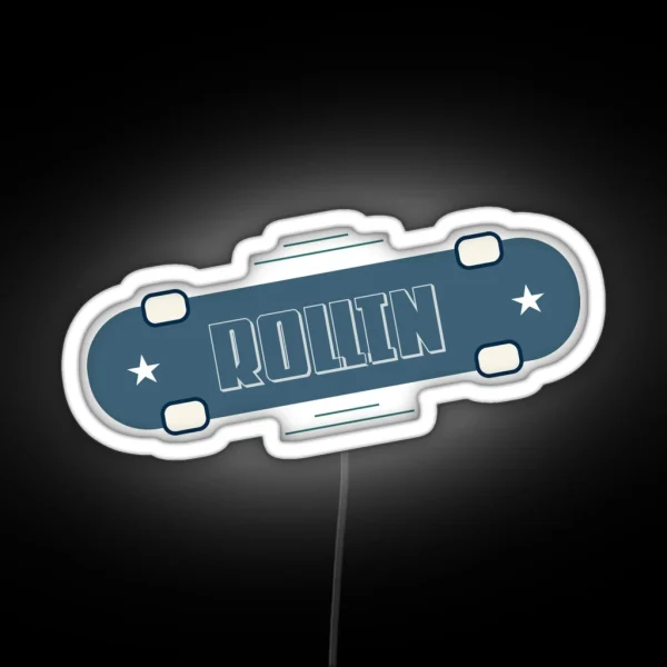 Skate Boarding Collection RGB Neon Sign
