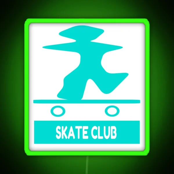Skate Club RGB Neon Sign