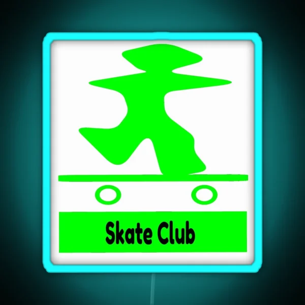 Skate Club RGB Neon Sign