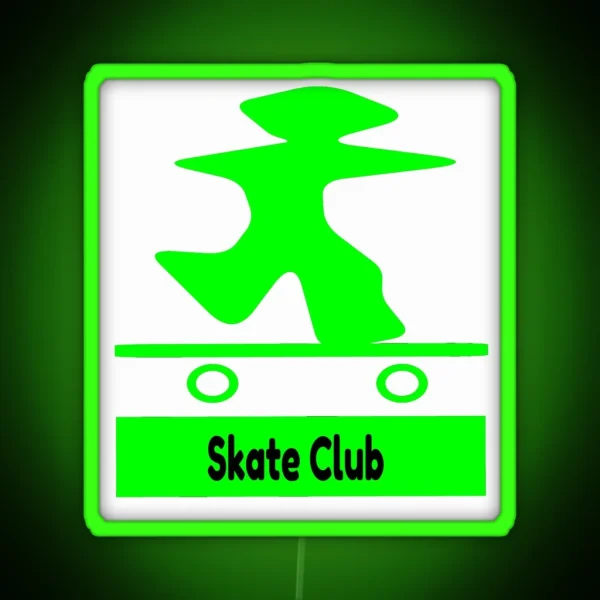 Skate Club RGB Neon Sign
