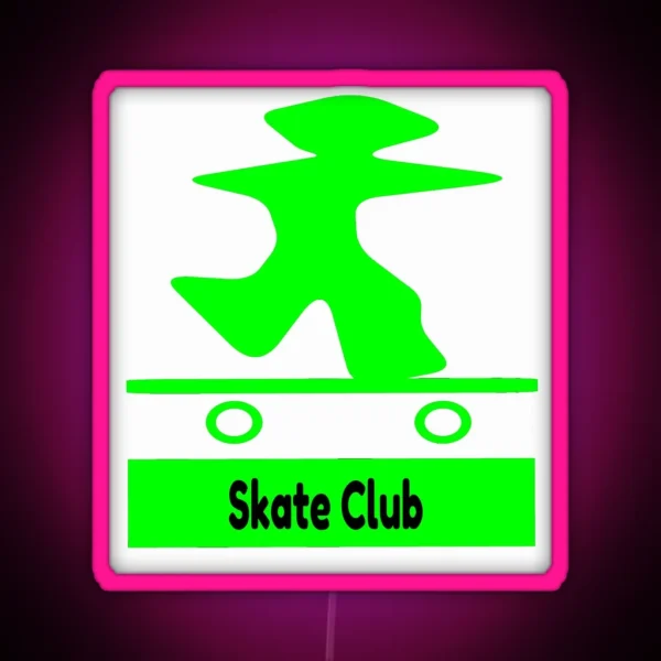 Skate Club RGB Neon Sign
