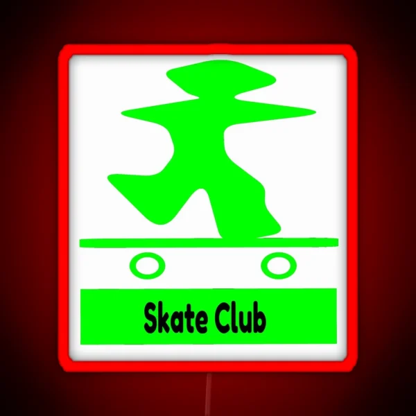 Skate Club RGB Neon Sign