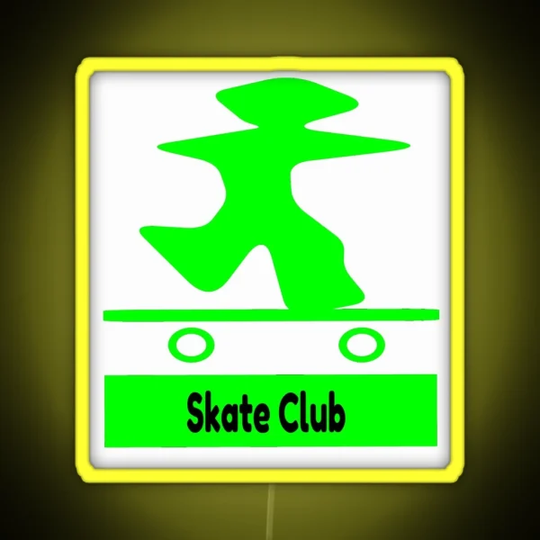 Skate Club RGB Neon Sign