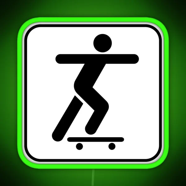 Skate Lovers RGB Neon Sign