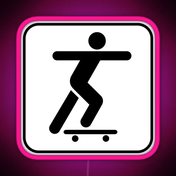 Skate Lovers RGB Neon Sign