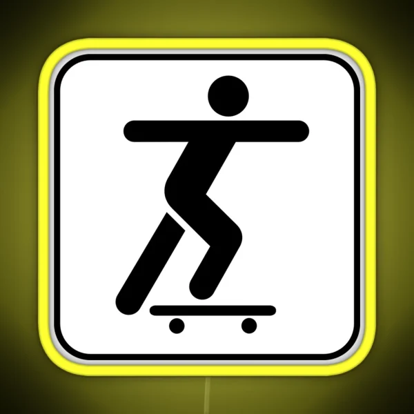 Skate Lovers RGB Neon Sign