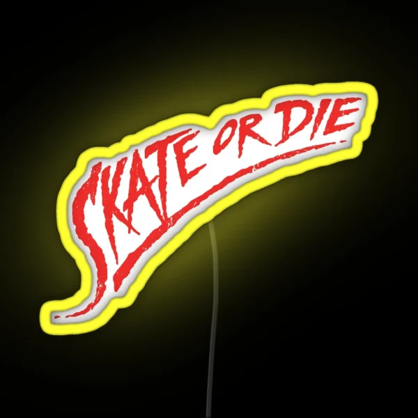 Skate Or Die RGB Neon Sign