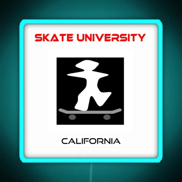Skate University RGB Neon Sign