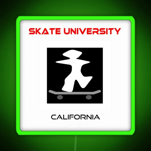 Skate University RGB Neon Sign