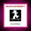 skate university rgb neon sign pink