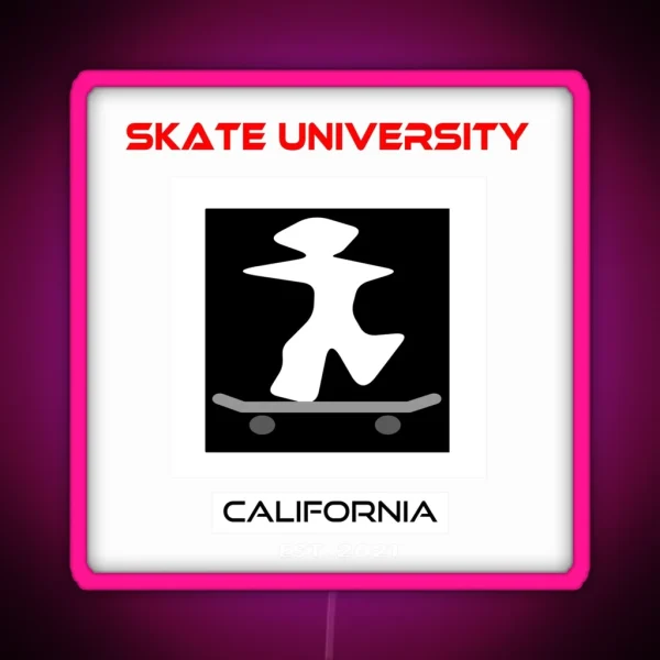 Skate University RGB Neon Sign