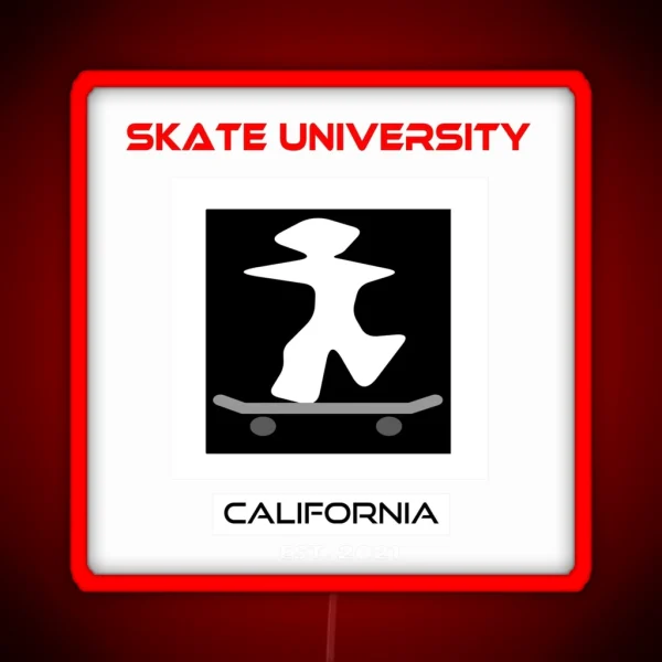 Skate University RGB Neon Sign