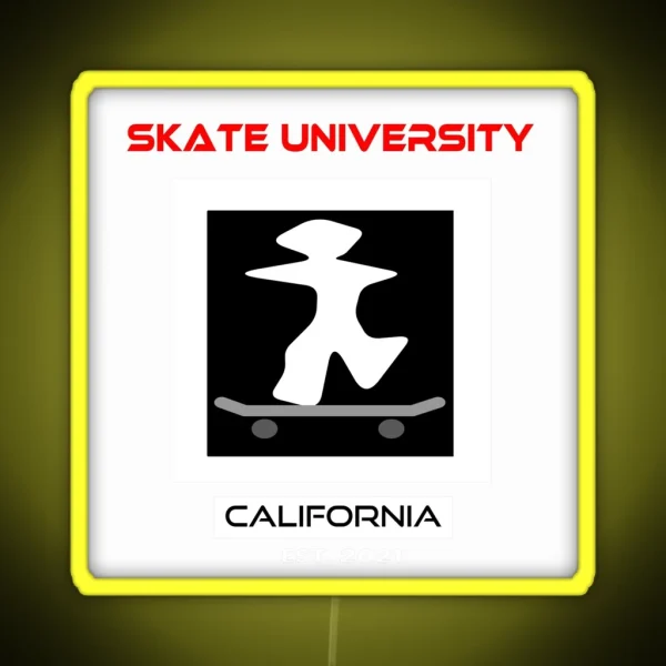 Skate University RGB Neon Sign