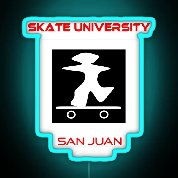 Skate University RGB Neon Sign