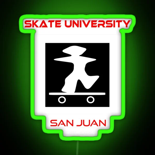 Skate University RGB Neon Sign