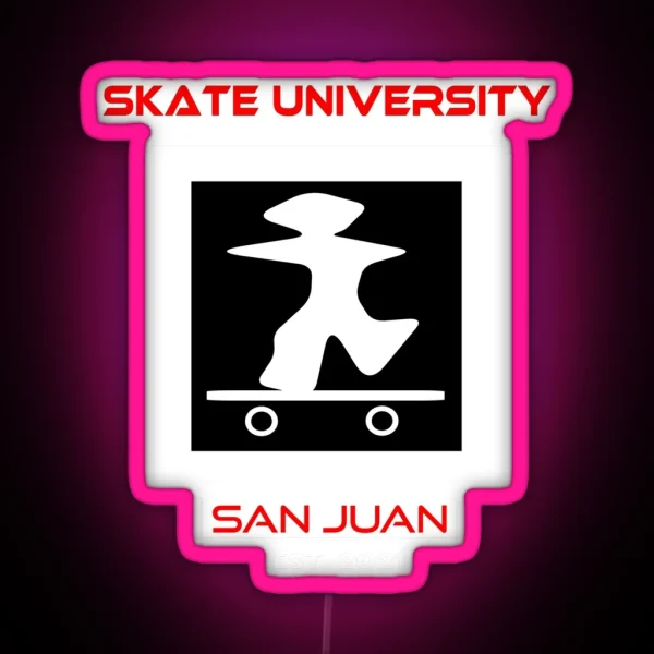 Skate University RGB Neon Sign