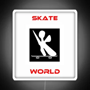 Skate World RGB Neon Sign