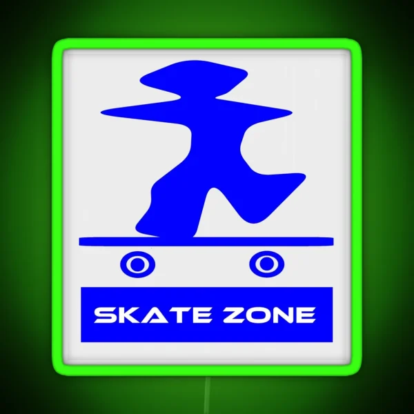 Skate Zone RGB Neon Sign
