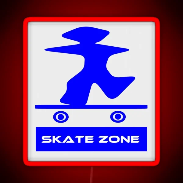 Skate Zone RGB Neon Sign